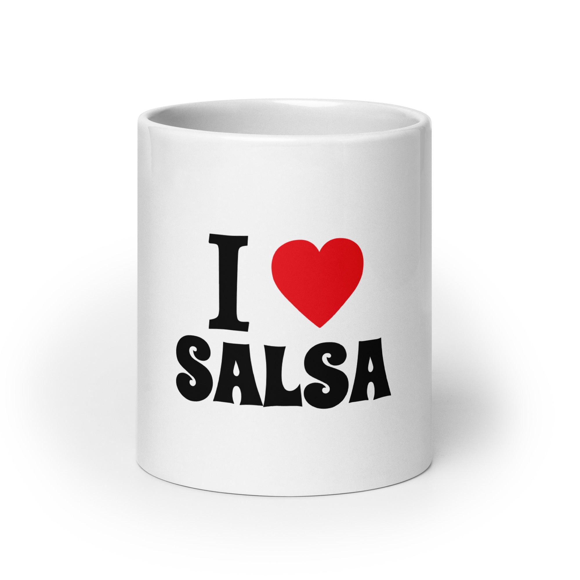 I Love Salsa - Mug Blanc Brillant